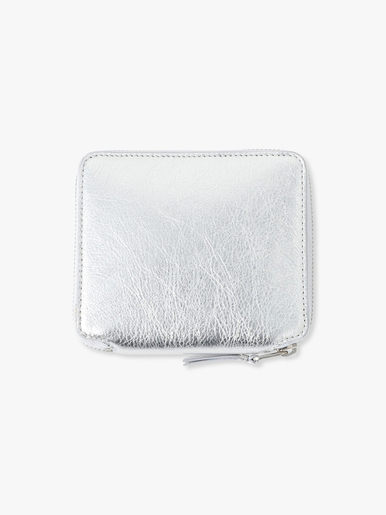 フォールドジップ レザーウォレット 詳細画像 silver 1