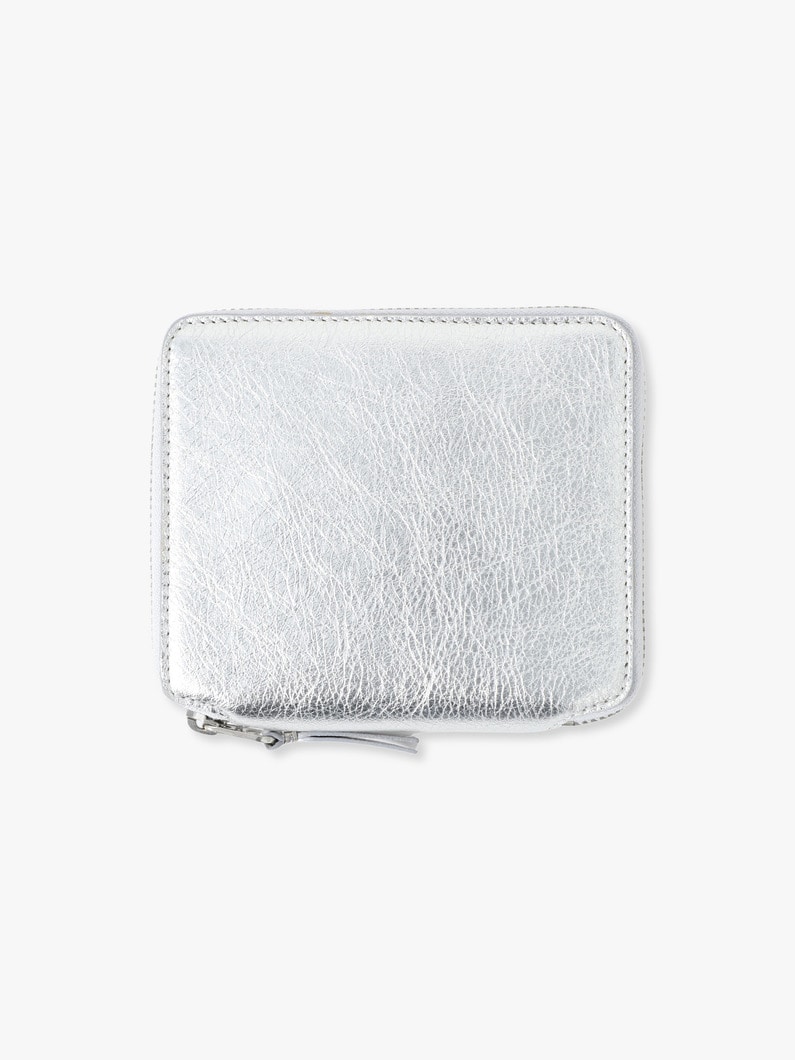 フォールドジップ レザーウォレット 詳細画像 silver 1