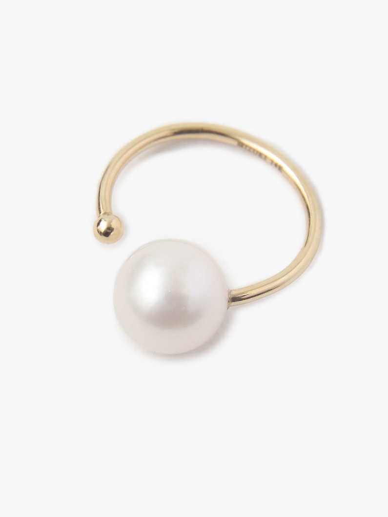 14kt White Freshwater Pearl Ear Cuff 詳細画像 other 2