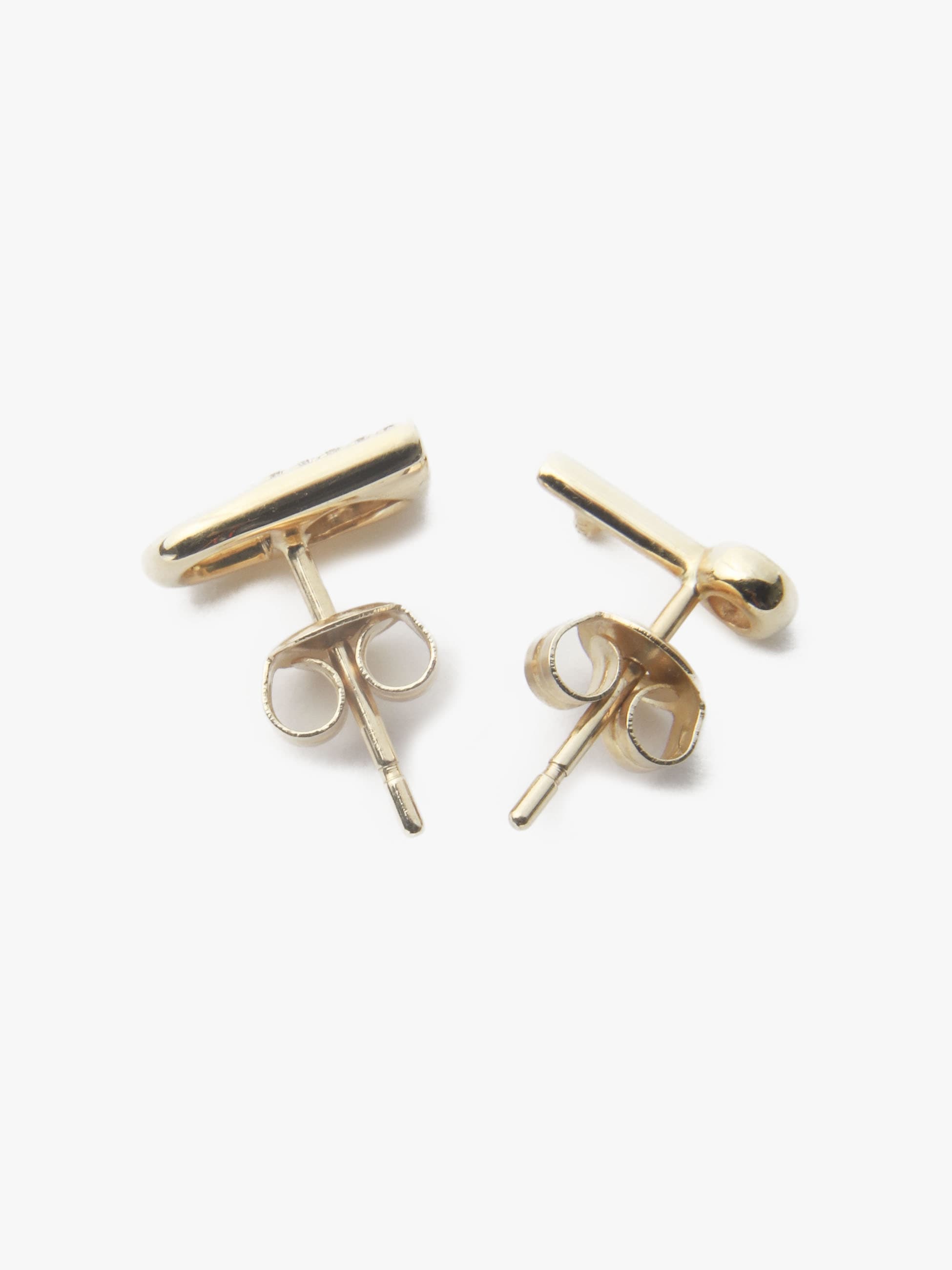 Lock＆Key White Diamond Pierced Earring