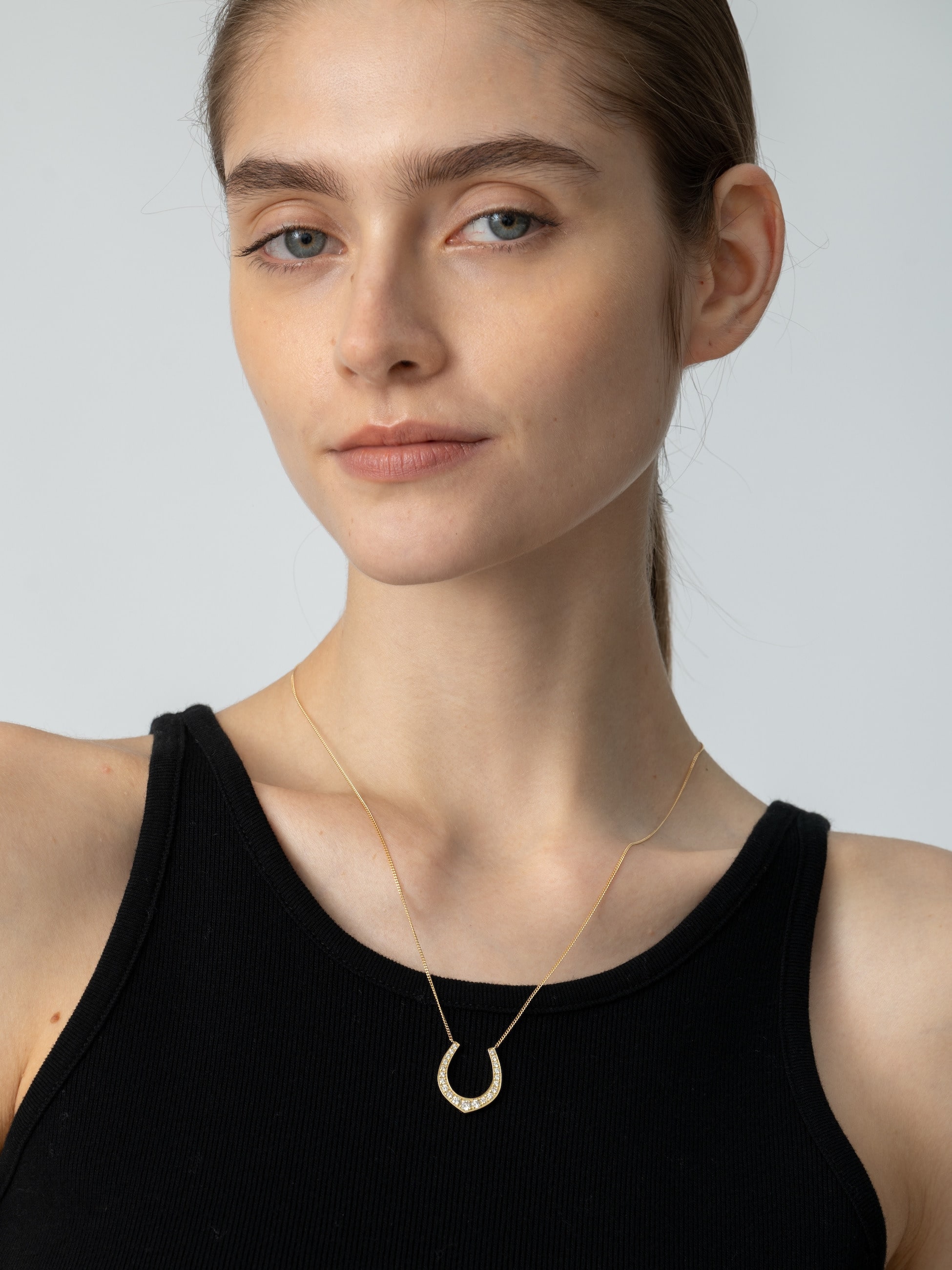 LONGCHAMP ネックレスバンド ホースシューダイヤモンドネックレス｜SAN MARE(サンメイア