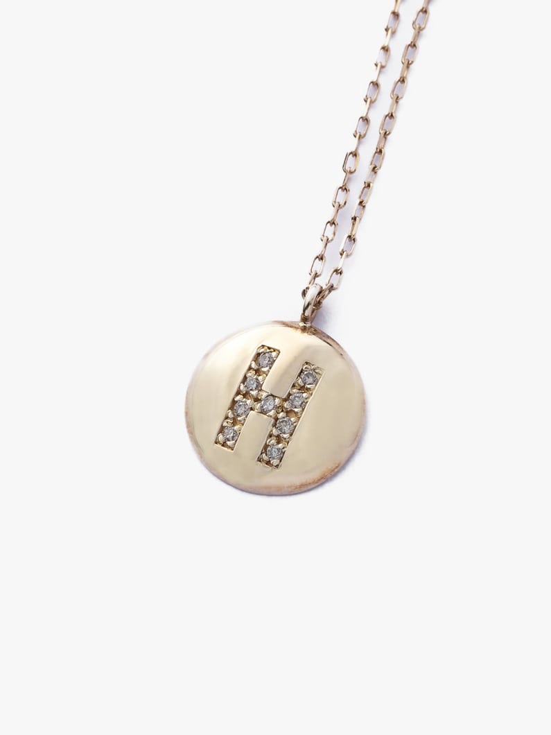 10K Initial Necklace 詳細画像 H 1