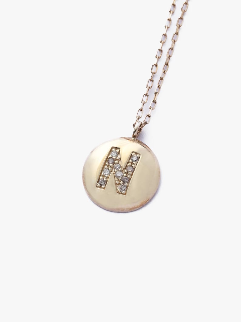 10K Initial Necklace 詳細画像 N 1