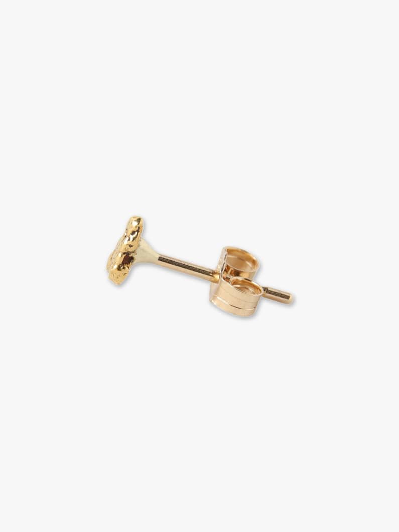 Gold Nugget Pierced Earrings（Small） 詳細画像 yellow gold 1