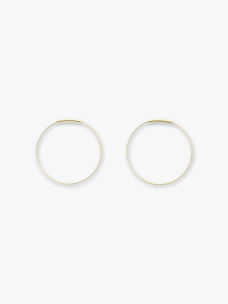 Gold Hoop  Pierced Earrings (XS) 詳細画像 yellow gold 1