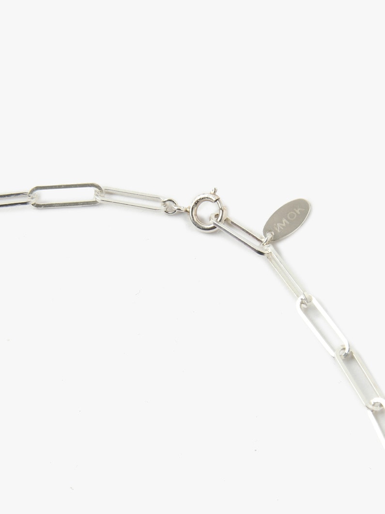 Small Paper Clip Chain Necklace (Women) 詳細画像 silver 2