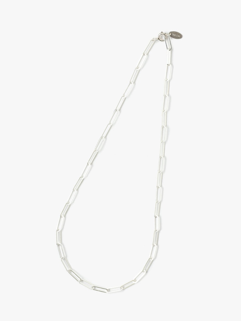 Small Paper Clip Chain Necklace (Women) 詳細画像 silver 1