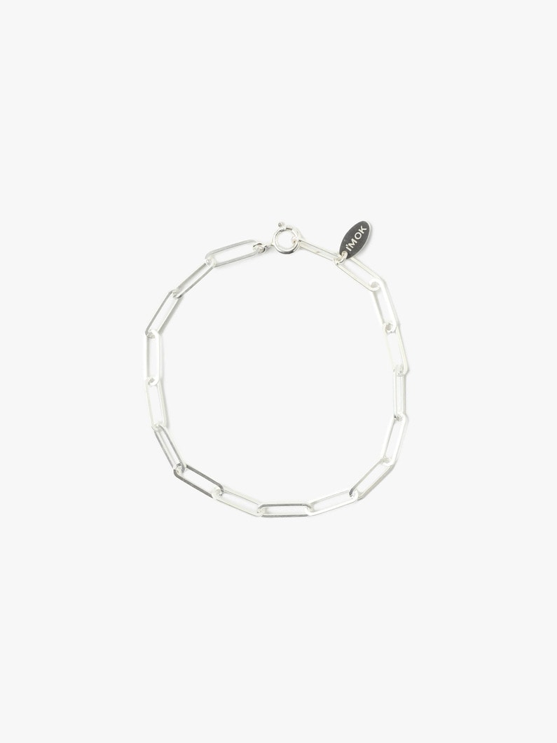 Small Paper Clip Chain Bracelet (Women) 詳細画像 silver 2