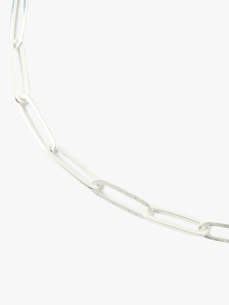 Large Paper Clip Chain Bracelet (Women) 詳細画像 silver 1