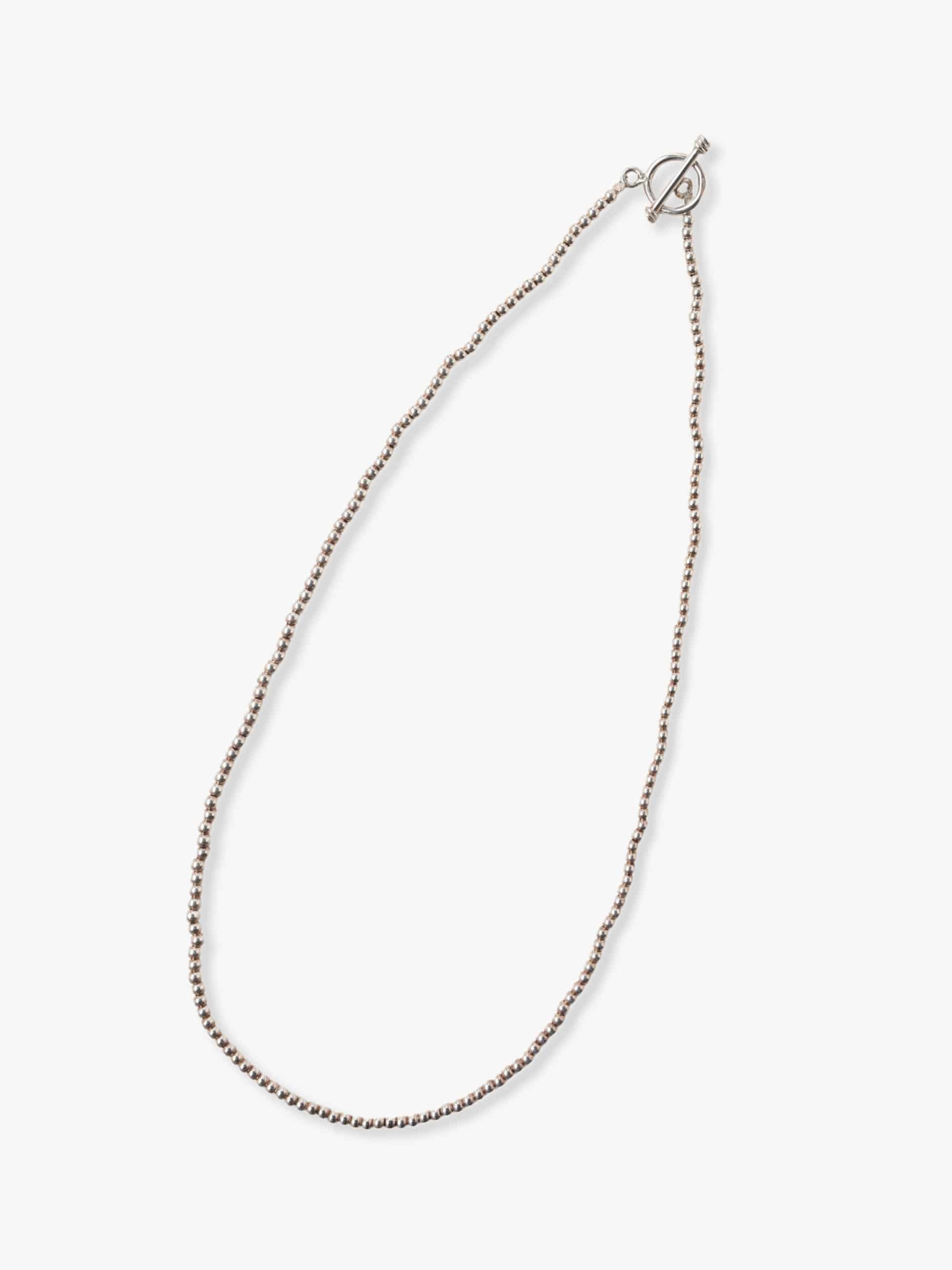 Silver Beads Necklace (3mm / 50cm)