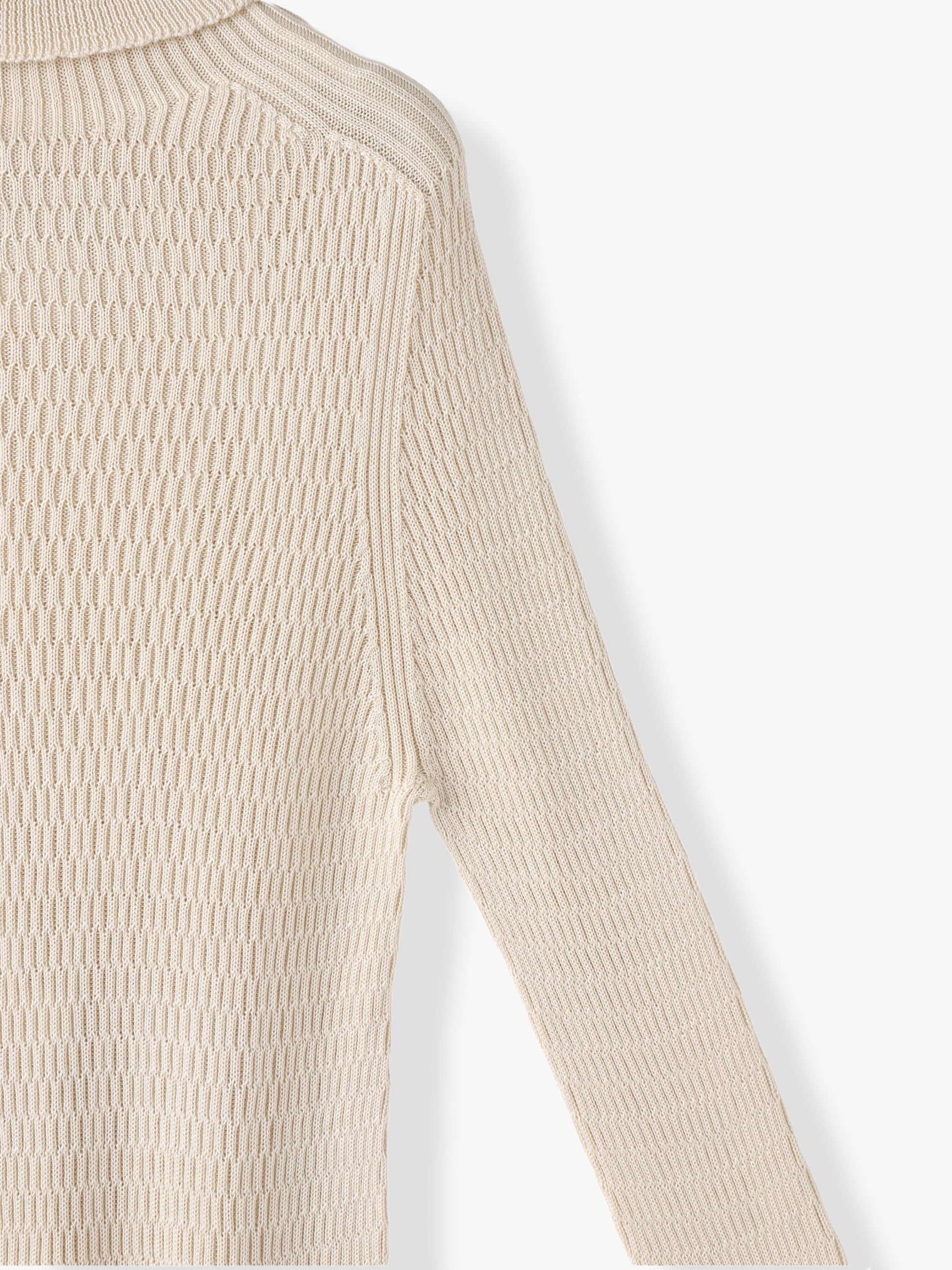Honeycomb Knit Turtle Neck Pullover｜UNION LAUNCH(ユニオンランチ