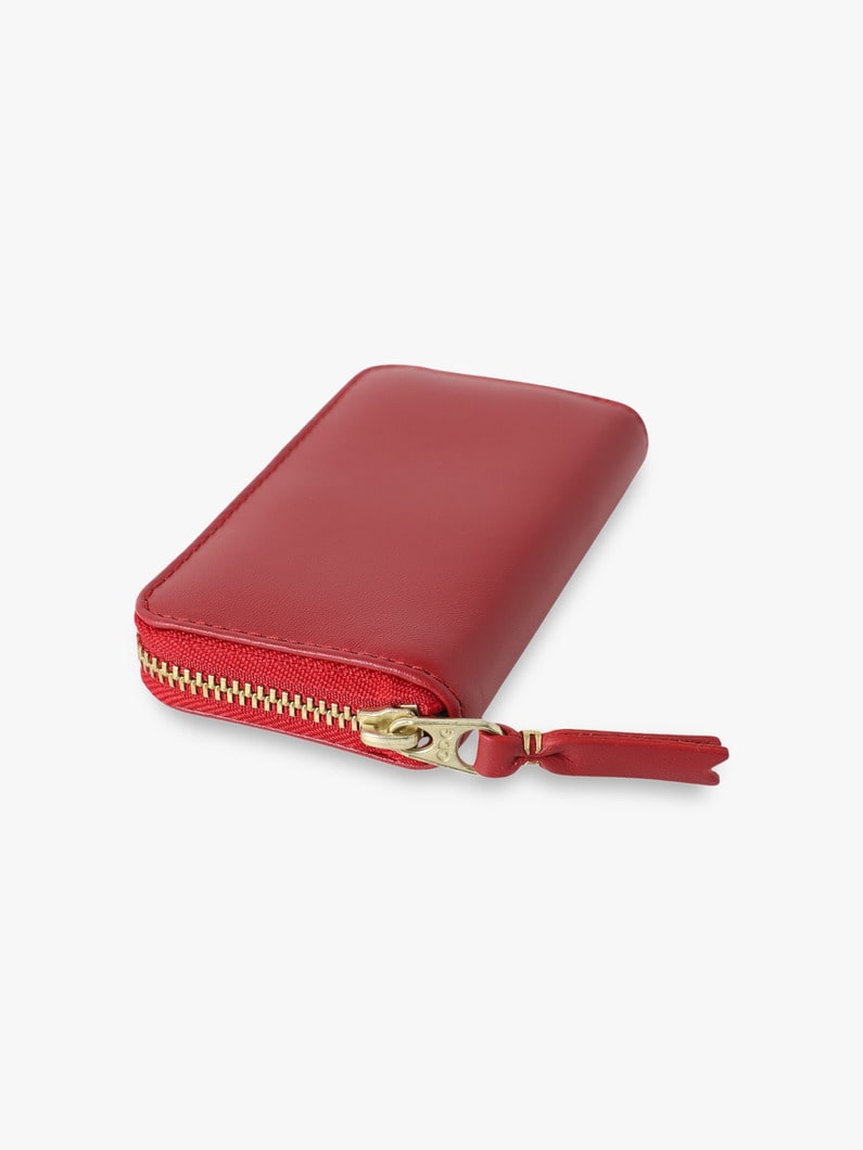 クラシック レザー ライン ウォレット 詳細画像 red 2