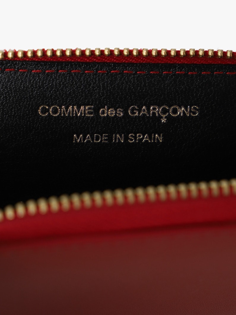 クラシック レザー ライン ウォレット 詳細画像 red 4