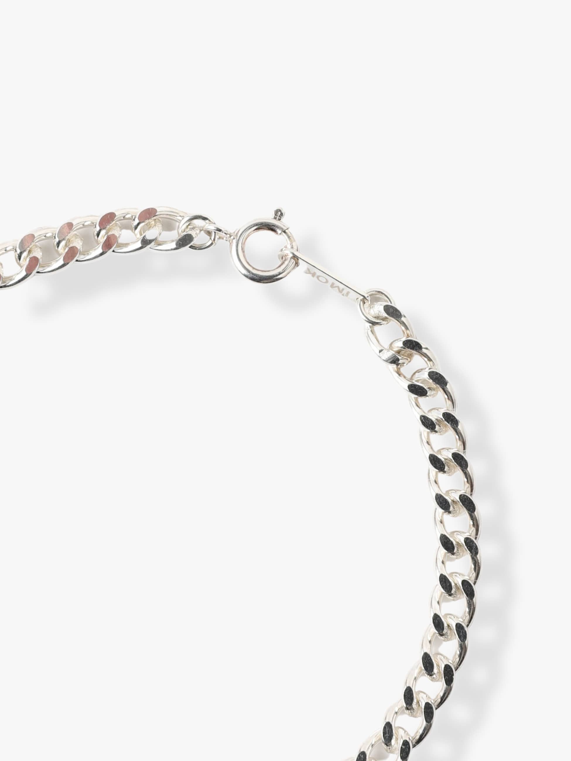 Flat Curb Chain Bracelet (Women) 詳細画像 silver 2