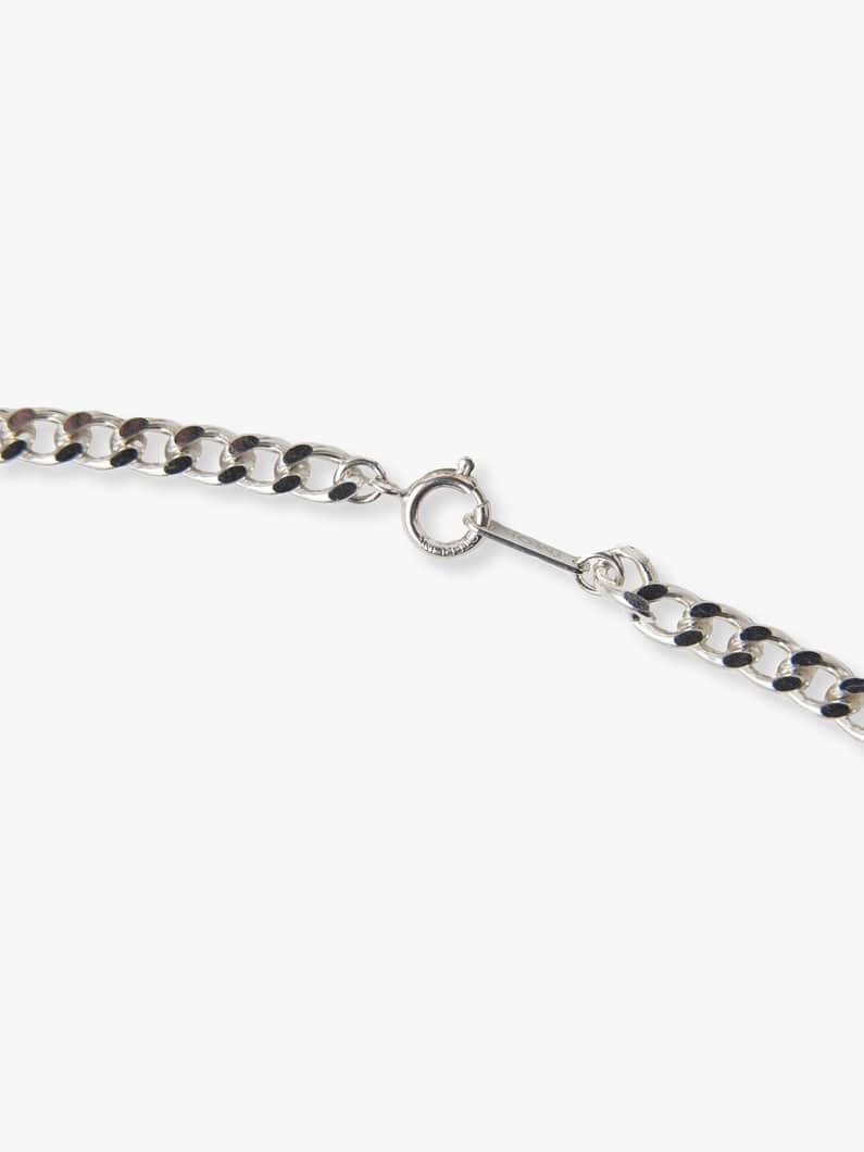Flat Curb Chain Necklace (Women) 詳細画像 silver 2
