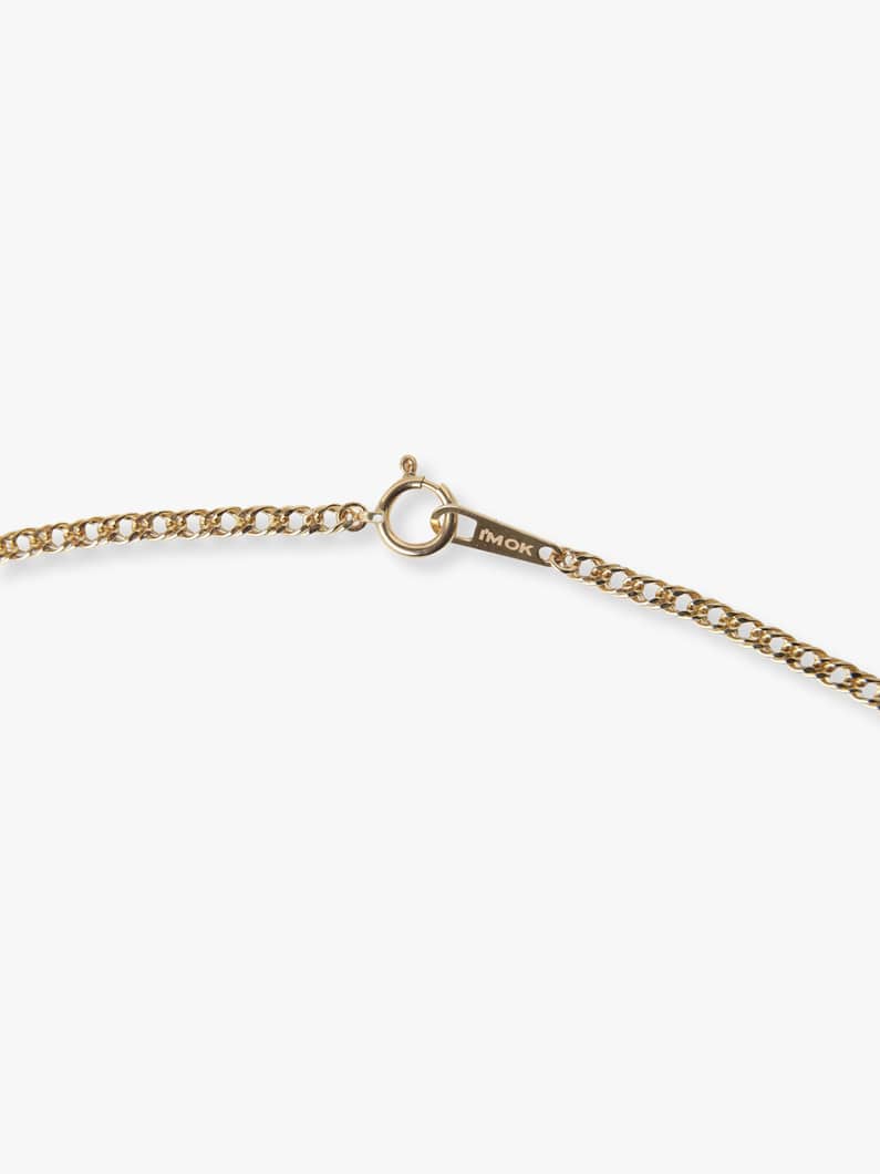 Double Flat Curb Chain Necklace (Women) 詳細画像 yellow gold 2