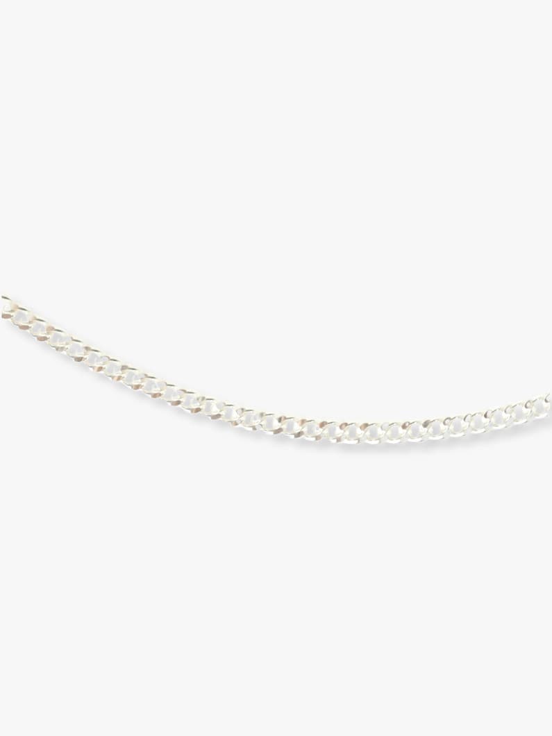 Medium Flat Curb Chain Necklace（Unisex） 詳細画像 silver 1