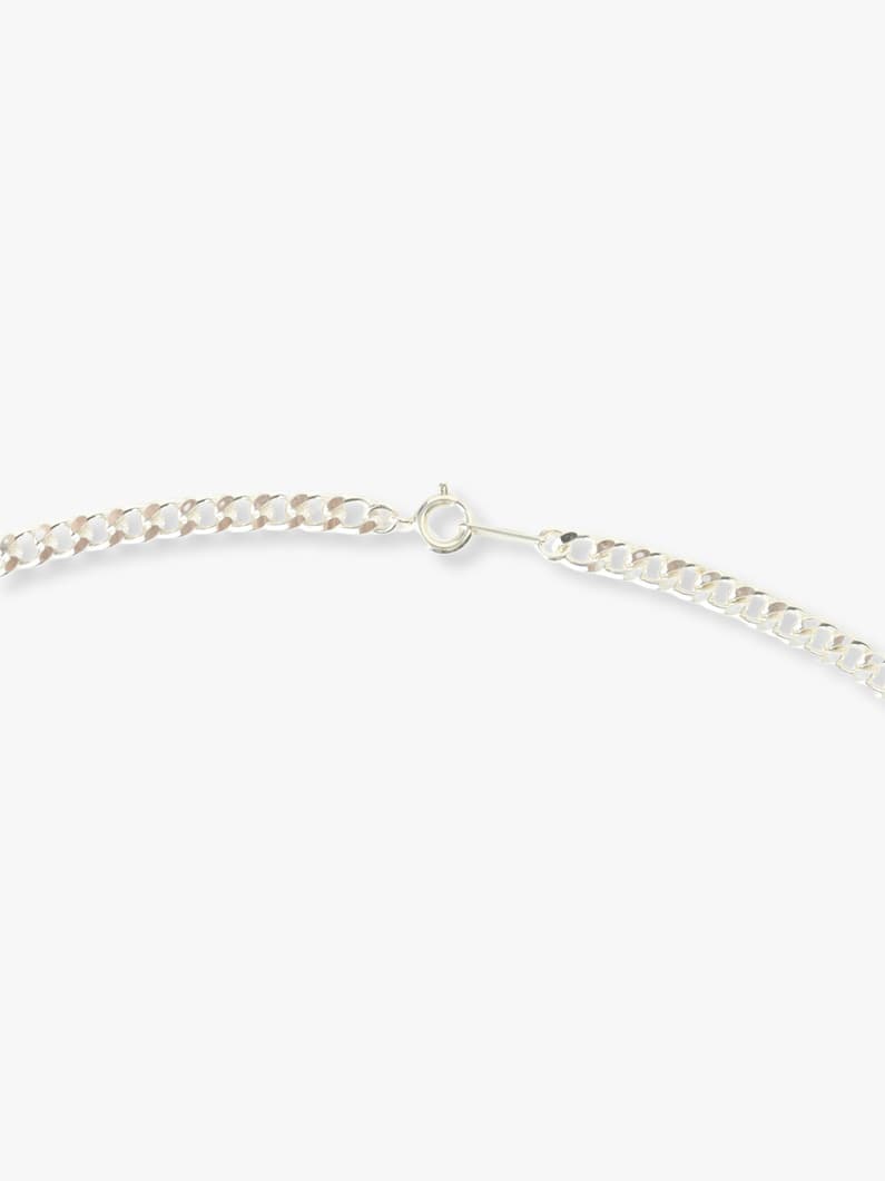 Medium Flat Curb Chain Necklace（Unisex） 詳細画像 silver 2