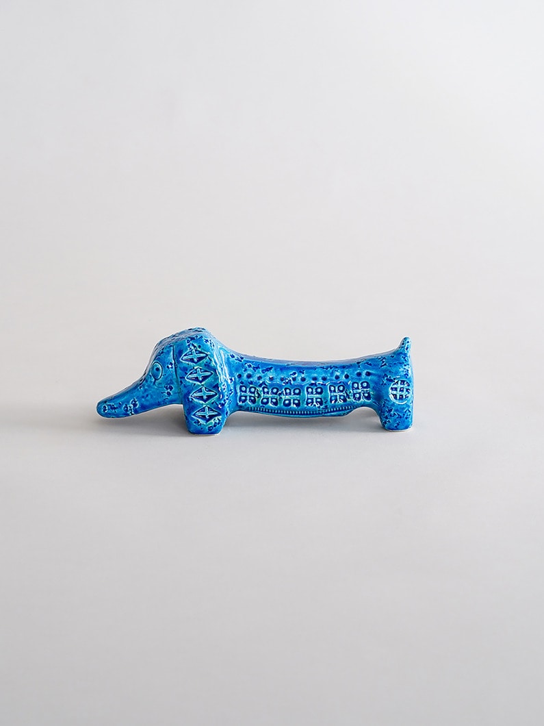 Dachshund Ceramic Figure 詳細画像 blue 1