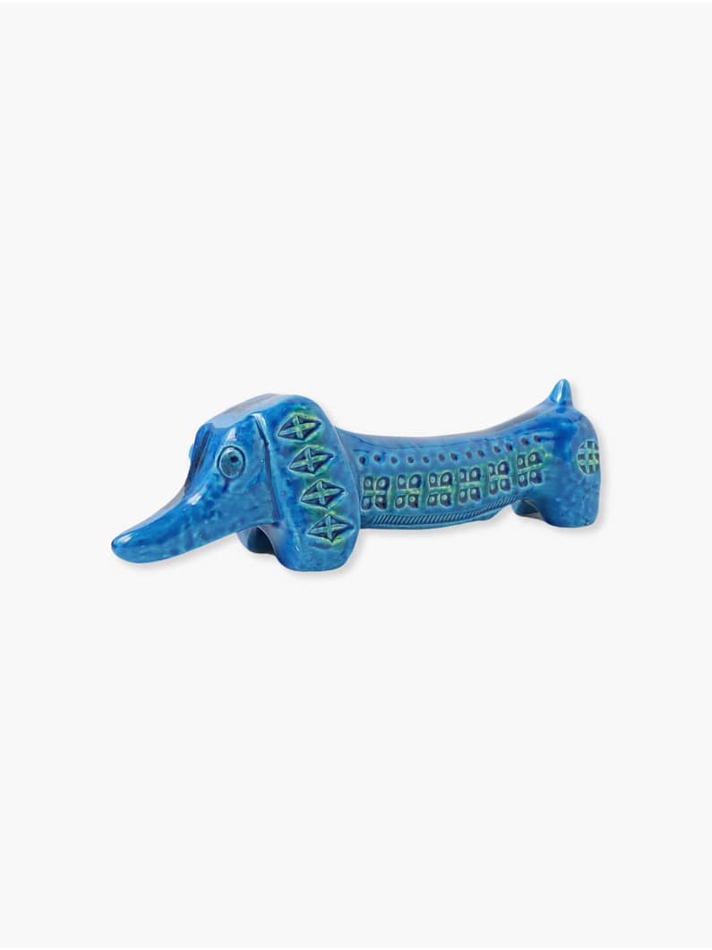 Dachshund Ceramic Figure 詳細画像 blue 2