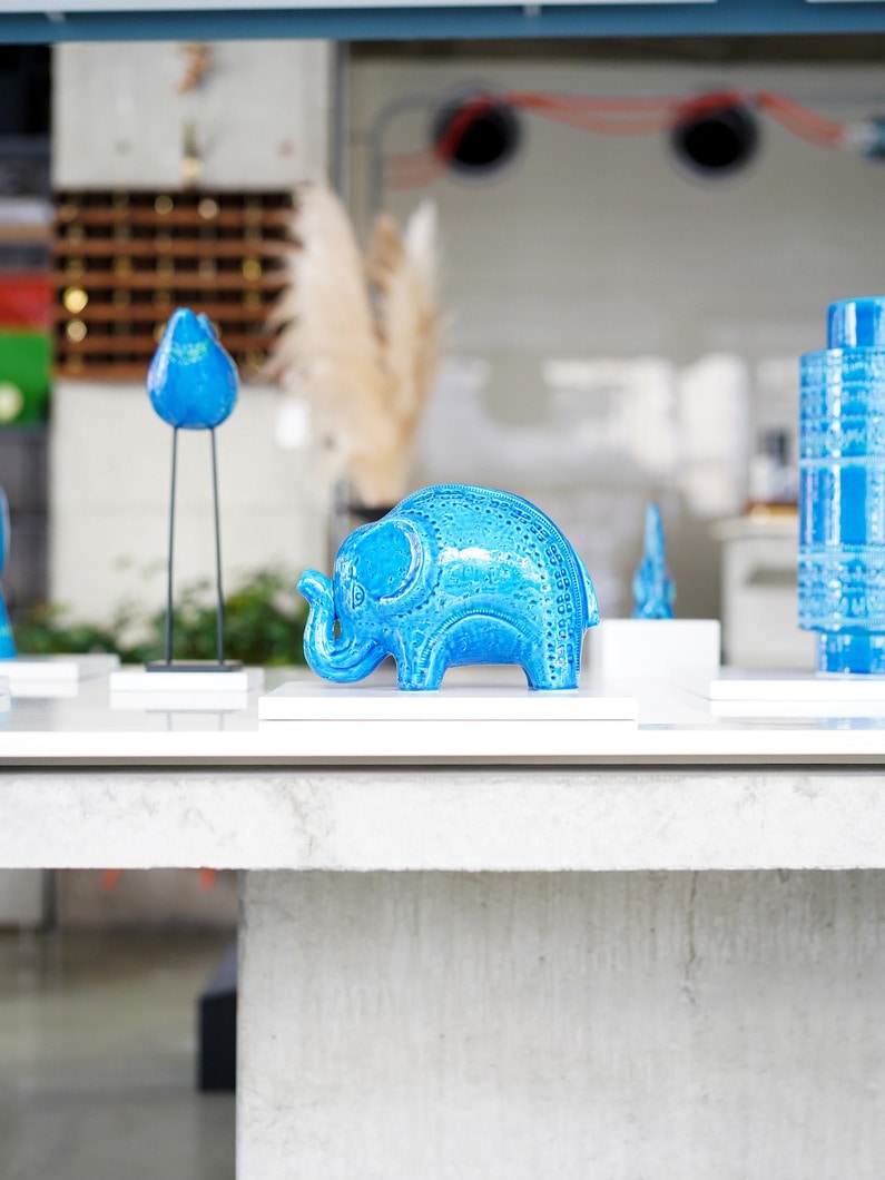 Elephant Ceramic Figure 詳細画像 blue 1