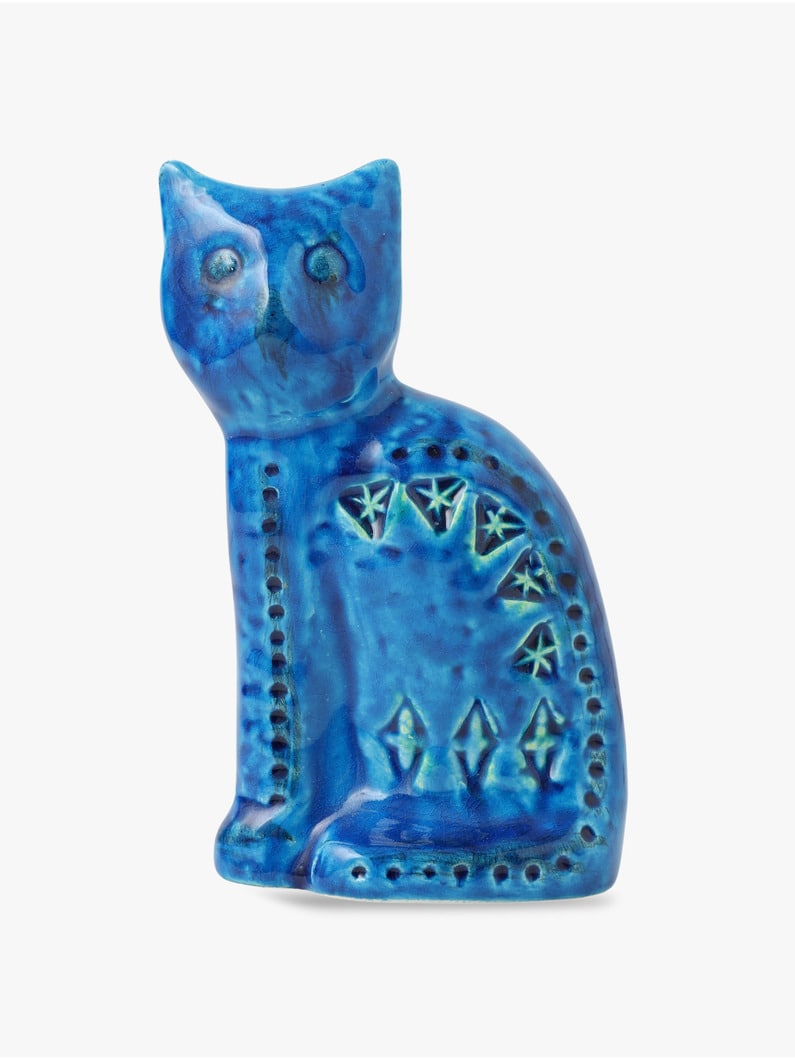 Sitting Cat Ceramic Figure 詳細画像 blue 1