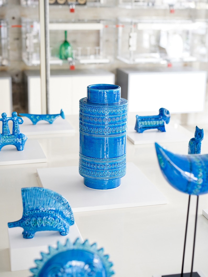 Rocchetto Ceramic Vase 詳細画像 blue 4