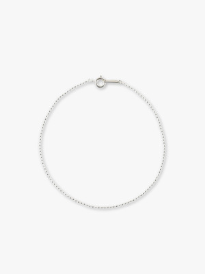 Small Silver Ball Chain Bracelet（Men） 詳細画像 silver