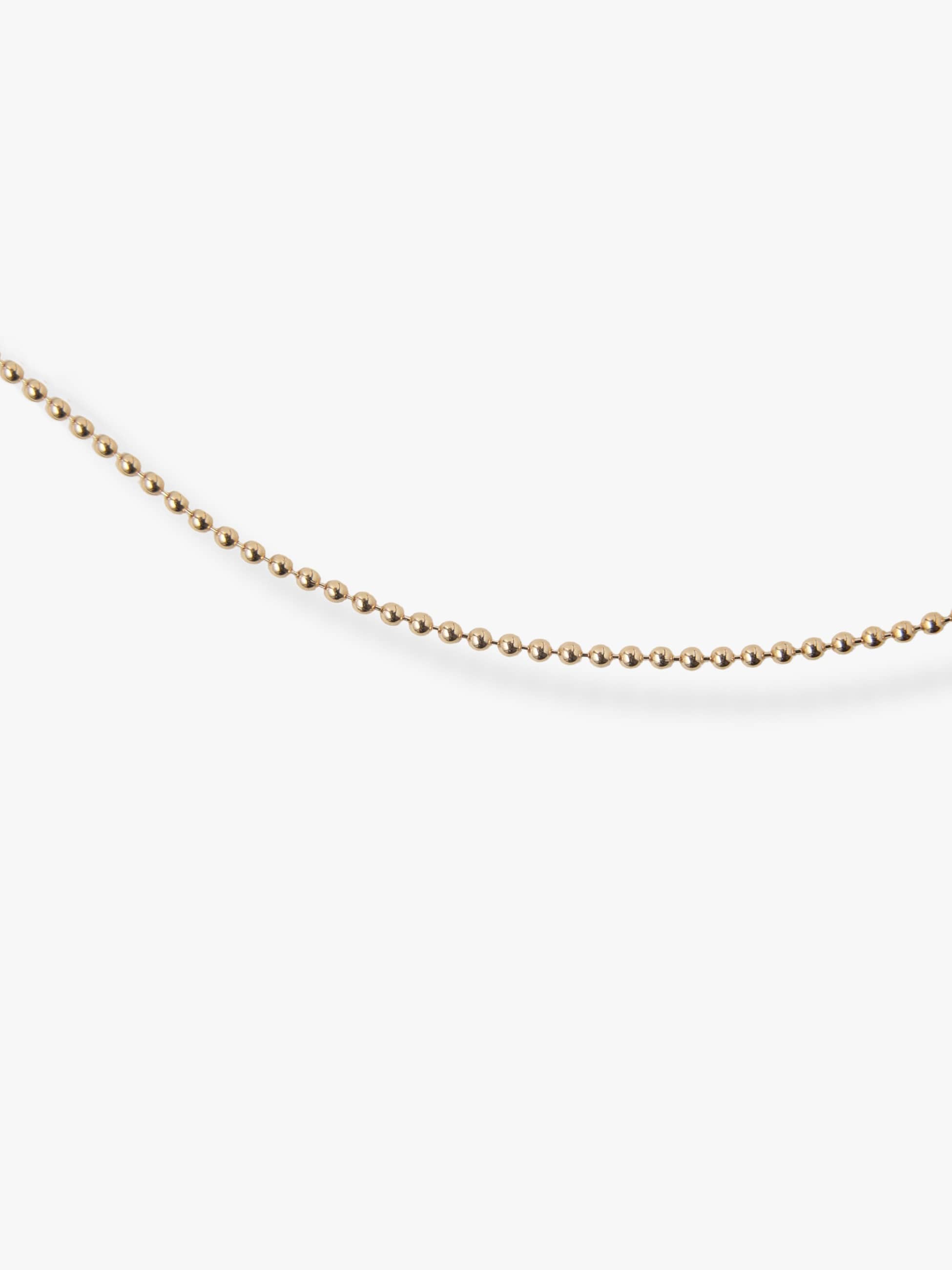Small Gold Ball Chain Necklace（Women）