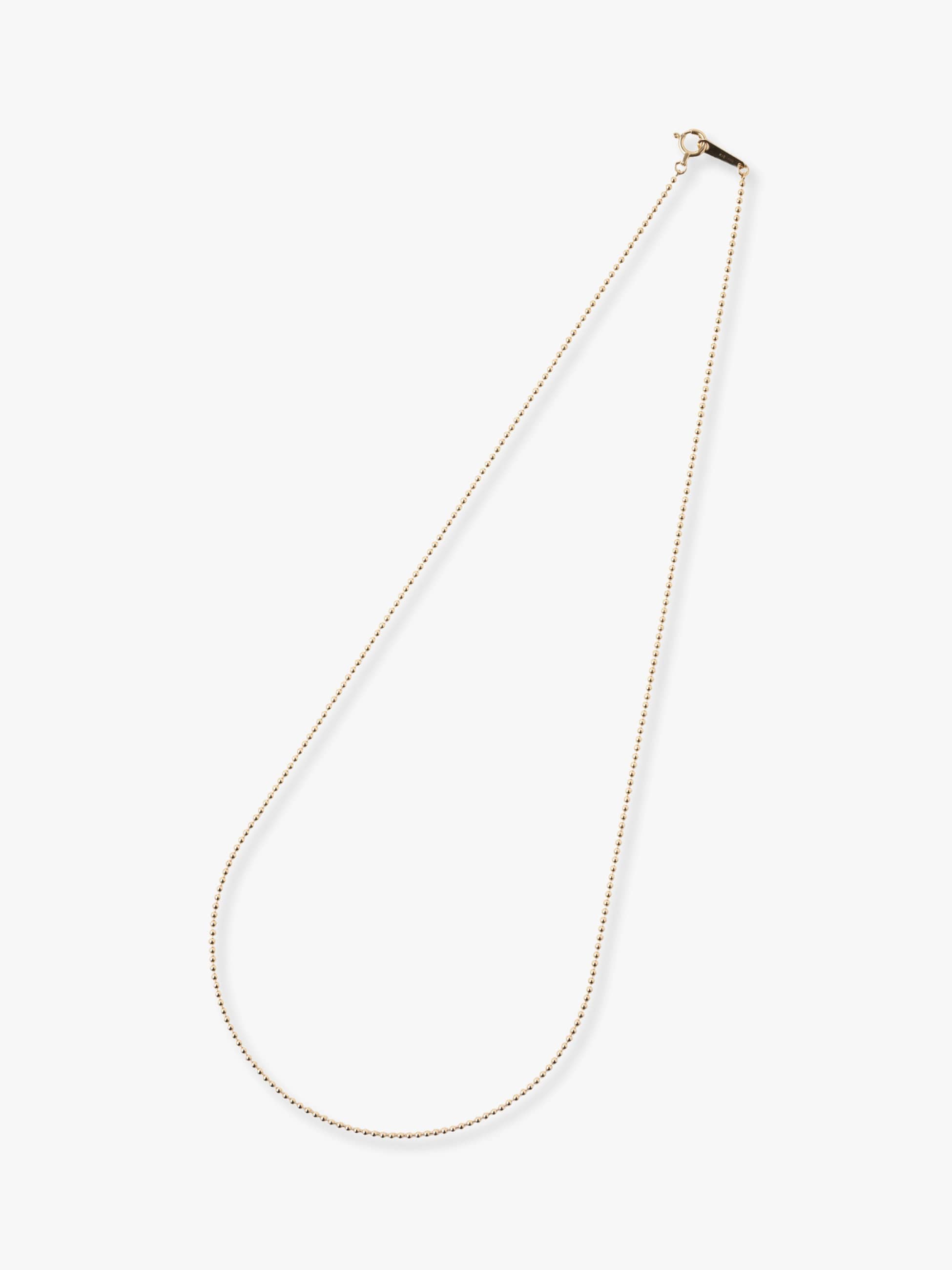 Small Gold Ball Chain Necklace（Women） 詳細画像 yellow gold 1