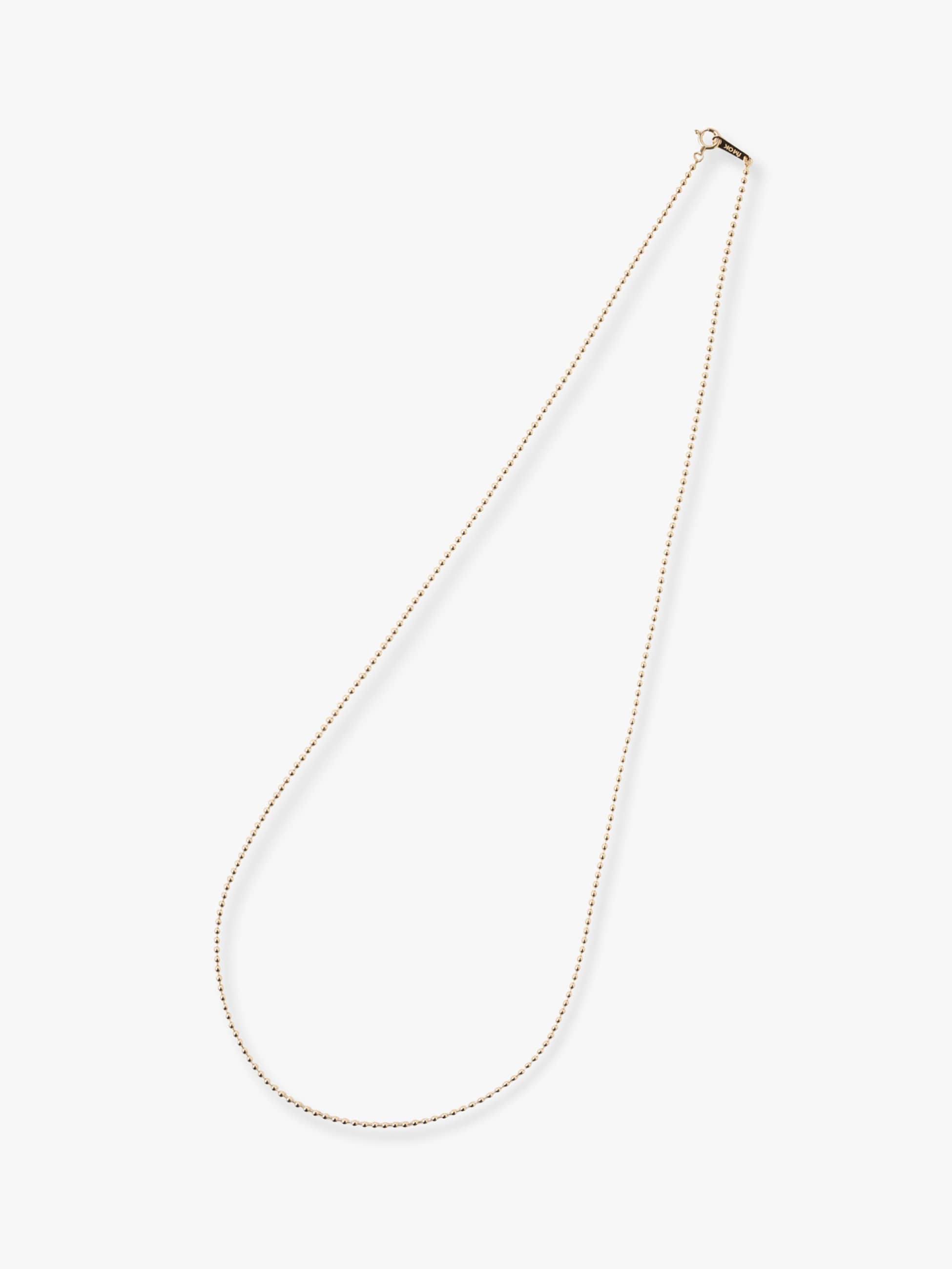 Medium Gold Ball Chain Necklace（Unisex） 詳細画像 yellow gold 1