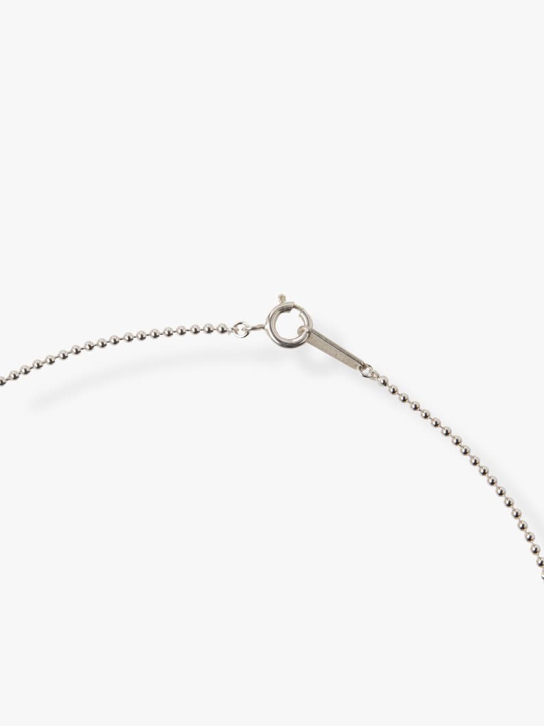 Small Silver Ball Chain Necklace（Unisex） 詳細画像 silver 2