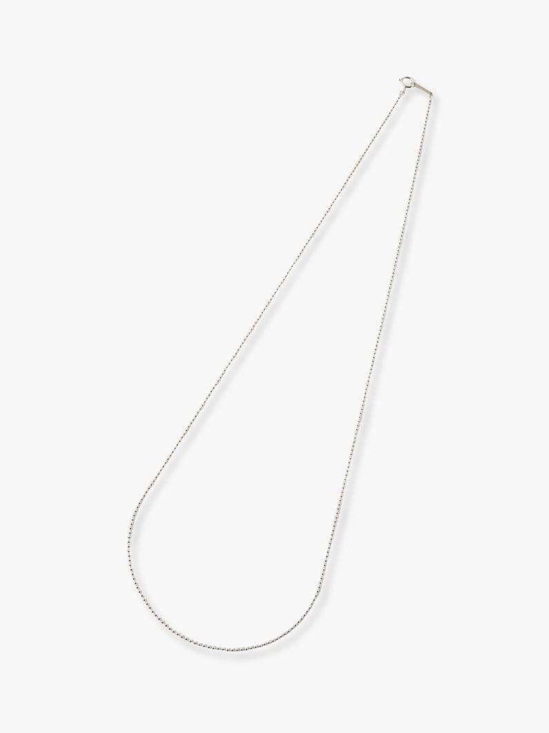 Small Silver Ball Chain Necklace（Unisex） 詳細画像 silver 1