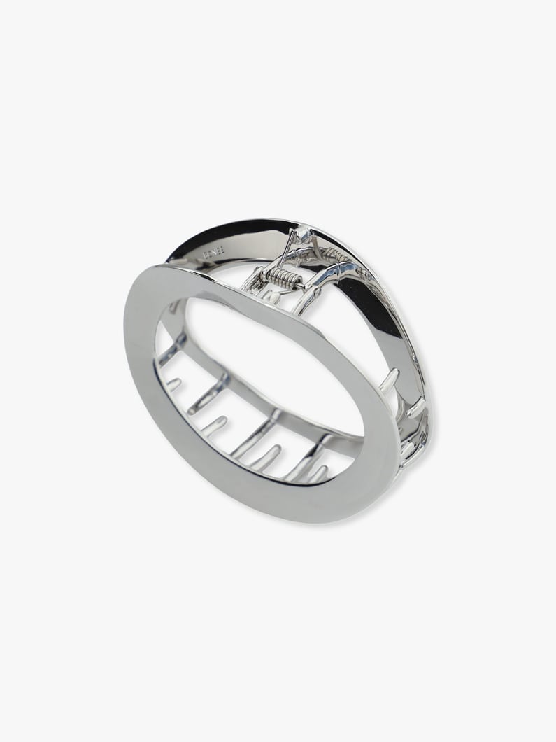 オーケー サークル ヘアクリップ 詳細画像 silver 1