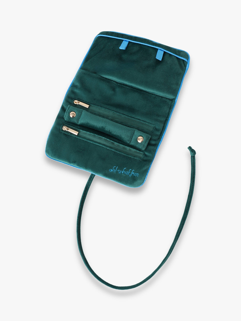 ジュエリー トラベル ポーチ（レッド/グリーン） 詳細画像 green 2