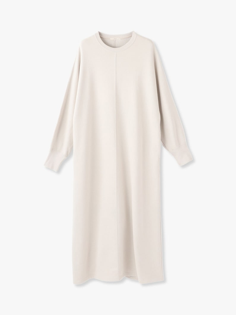 Organic Cotton Long Sleeve Dress 詳細画像 light beige 2