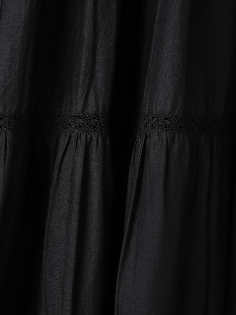 マイダ コットンローン ドレス（ブラック） 詳細画像 black 4