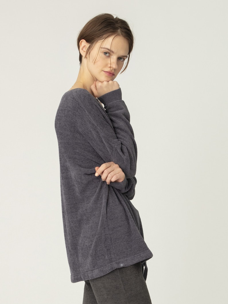 スラウチ プルオーバー 詳細画像 dark brown 3