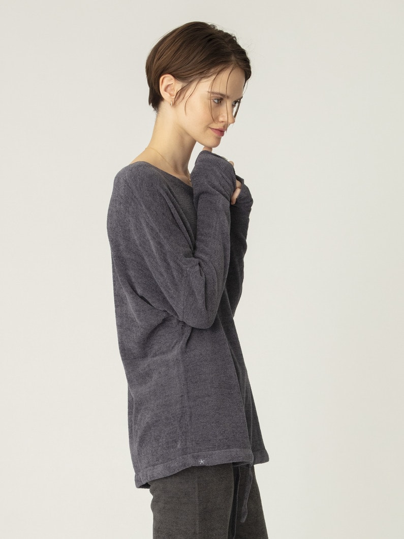 スラウチ プルオーバー 詳細画像 dark brown 4