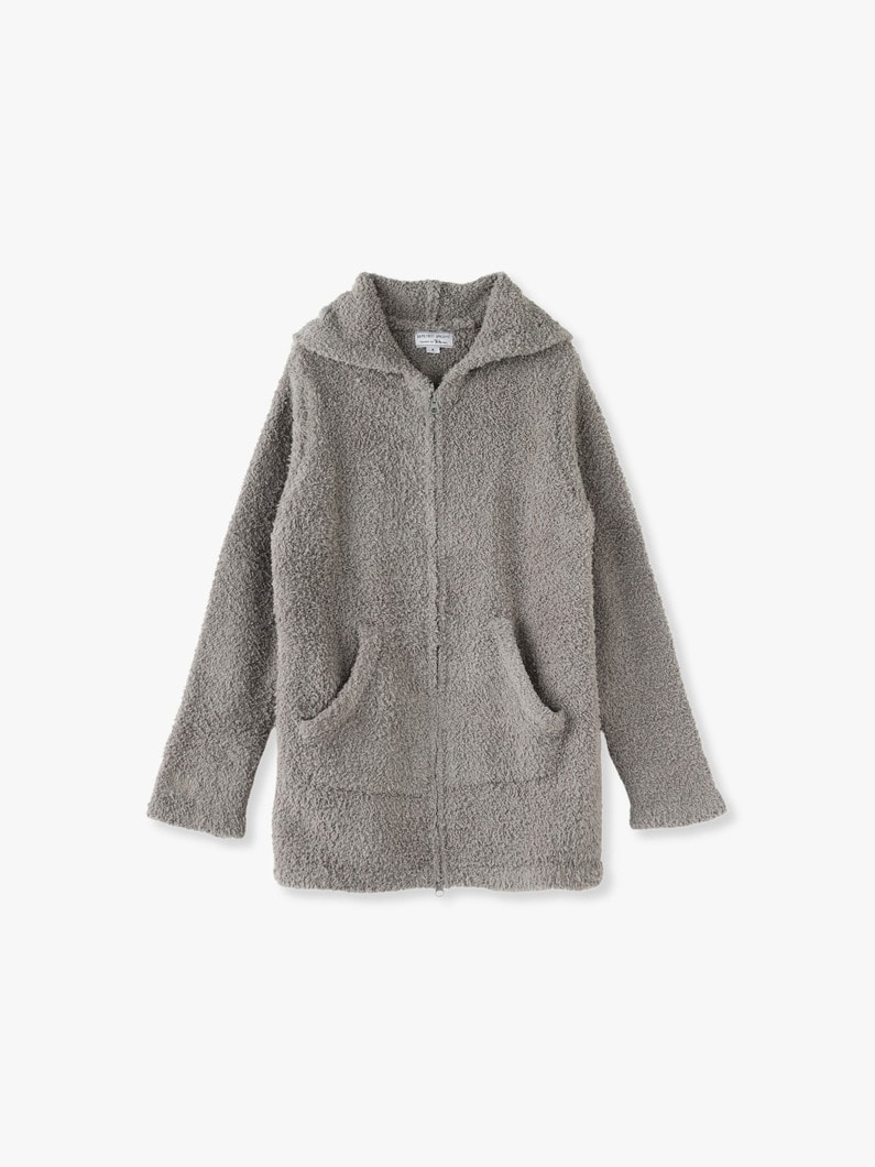 ロンハーマンロゴ コージーシックロング ジップフーディー 詳細画像 gray 5