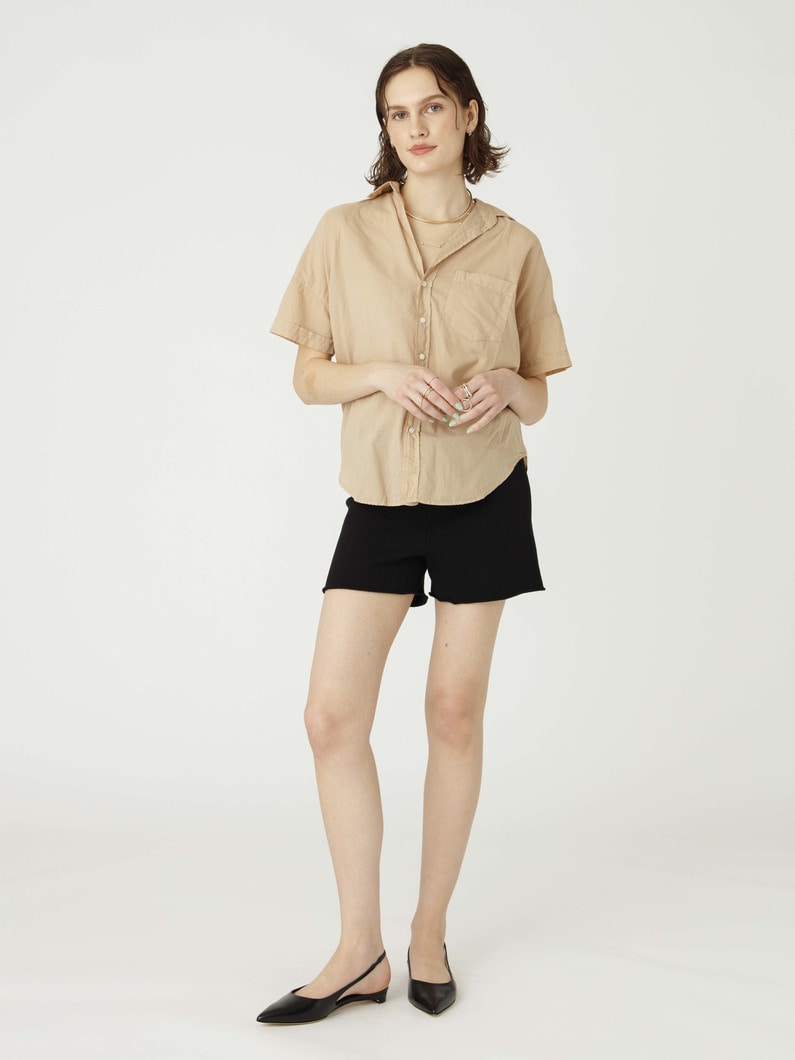 トリプル テリー ドロスト ショーツ 詳細画像 black