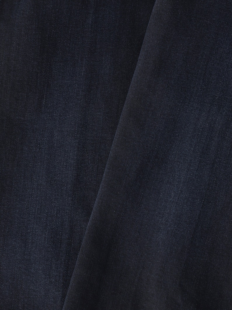 ザ ミッド ライズ ジップ ランブラー アンクル デニムパンツ 詳細画像 black 5