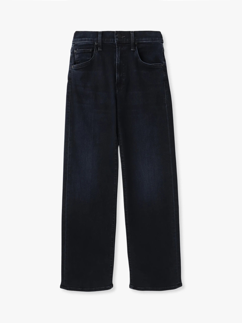 ザ ミッド ライズ ジップ ランブラー アンクル デニムパンツ 詳細画像 black 4