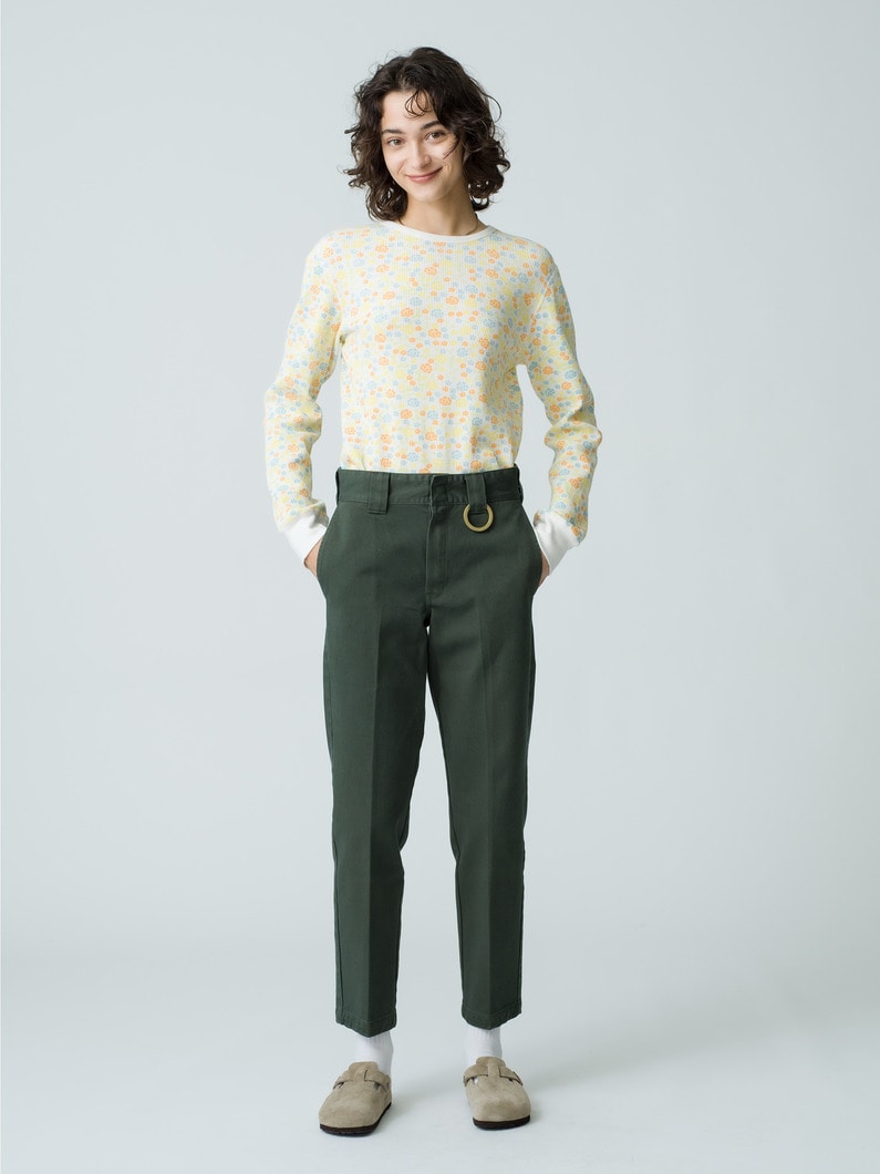 Organic Cotton Tapered Fit Pants (women) 詳細画像 olive 1