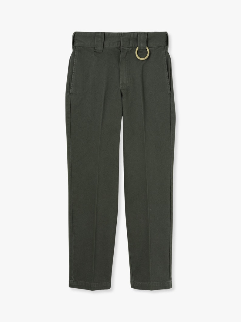 Organic Cotton Tapered Fit Pants (women) 詳細画像 olive 4