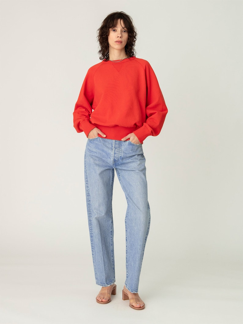 ウォッシュド デニム ストレート パンツ 詳細画像 light blue 4