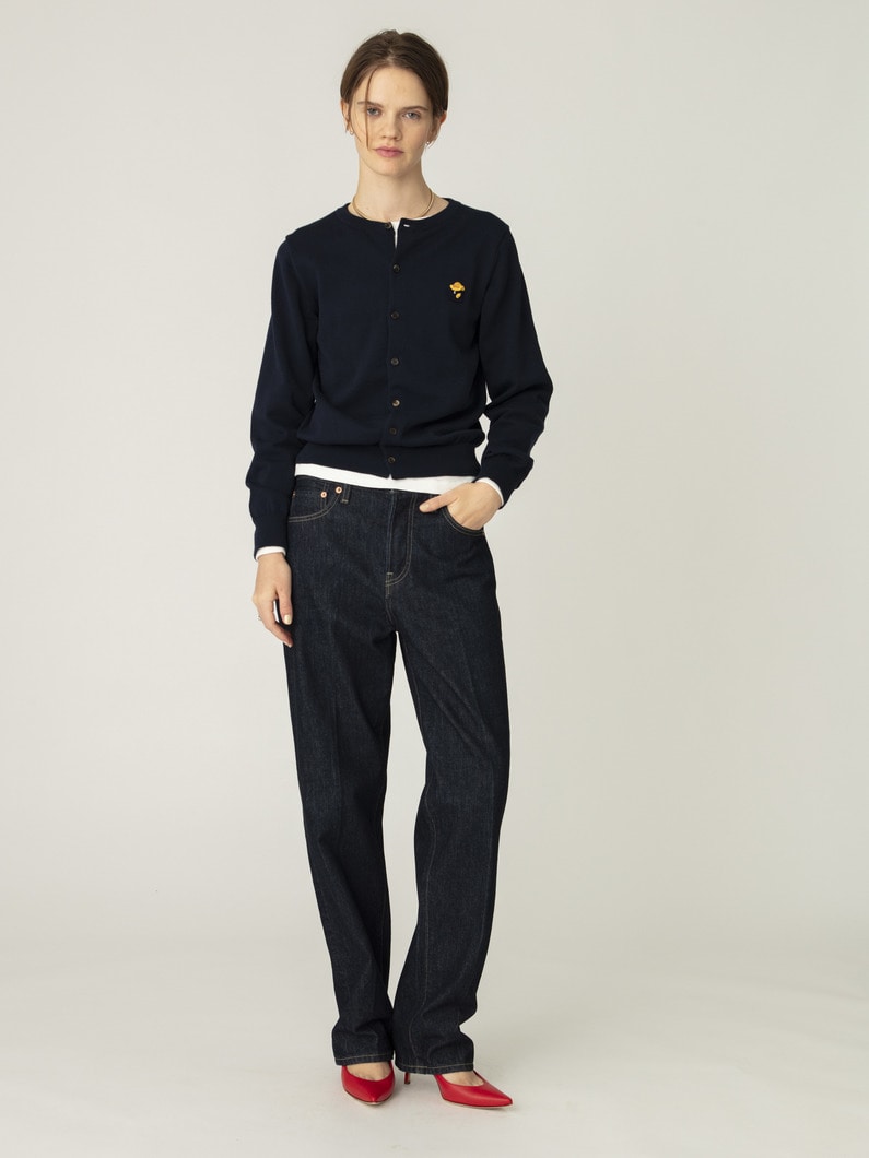 ウォッシュド デニム ストレート パンツ 詳細画像 indigo 1