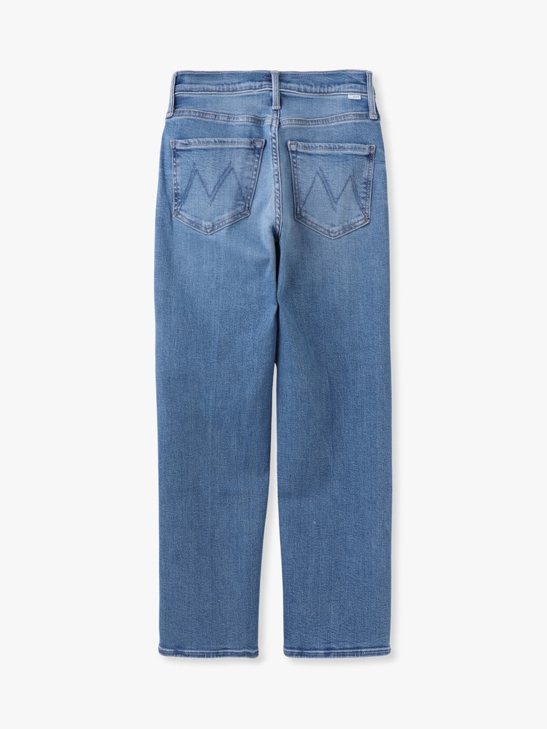 ミッドライズ ランブラー ジップ アンクル デニムパンツ（ブルー） 詳細画像 blue 1
