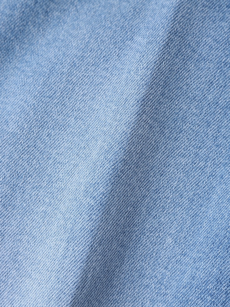 ミッドライズ ランブラー ジップ アンクル デニムパンツ（ブルー） 詳細画像 blue 5