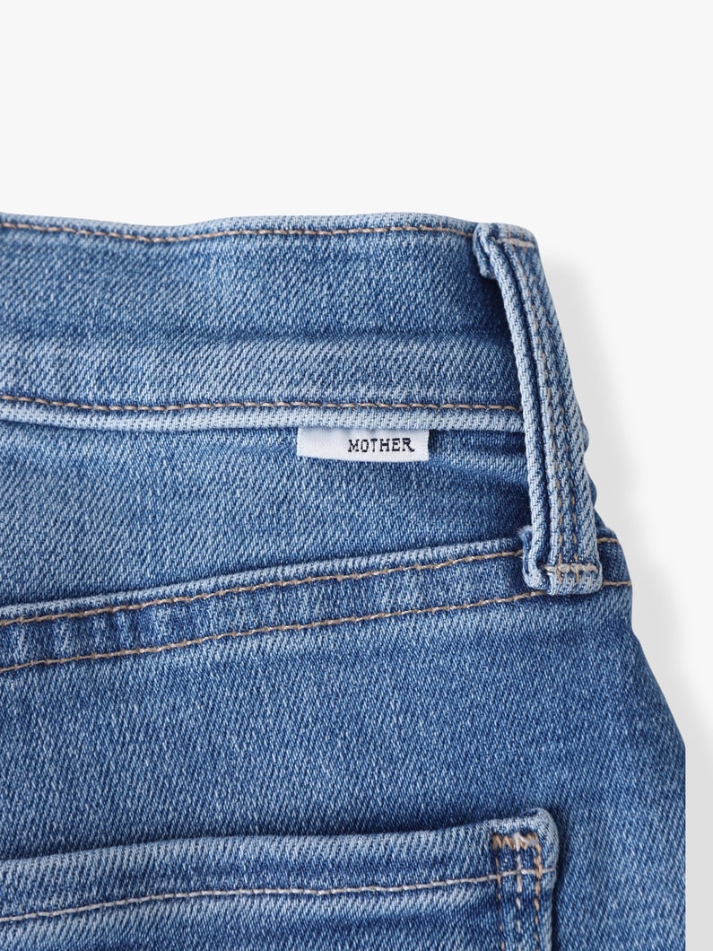 ミッドライズ ランブラー ジップ アンクル デニムパンツ 詳細画像 light blue 4